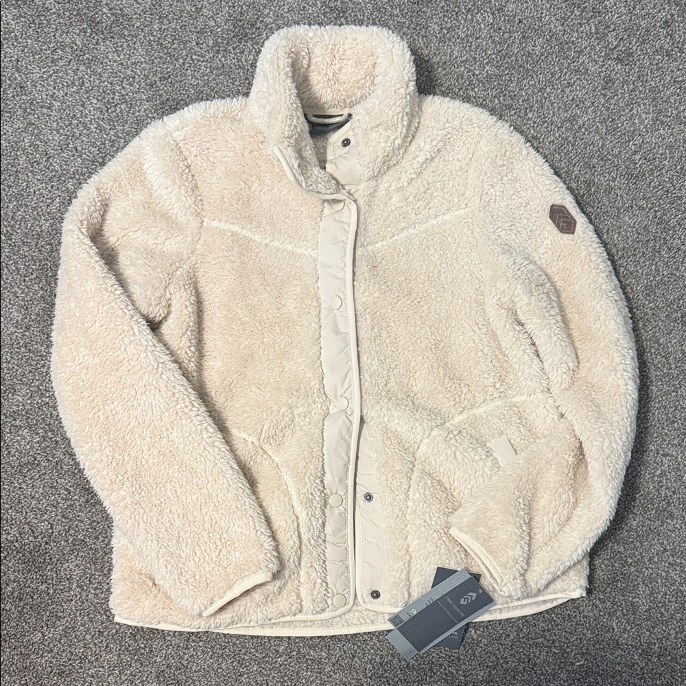 Free Country Cream Sherpa Fleece